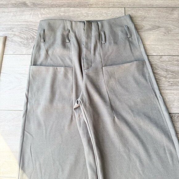 AEL AmyEnjoyLife High Waist Wide Let Draped Pants - Picture 4 of 13